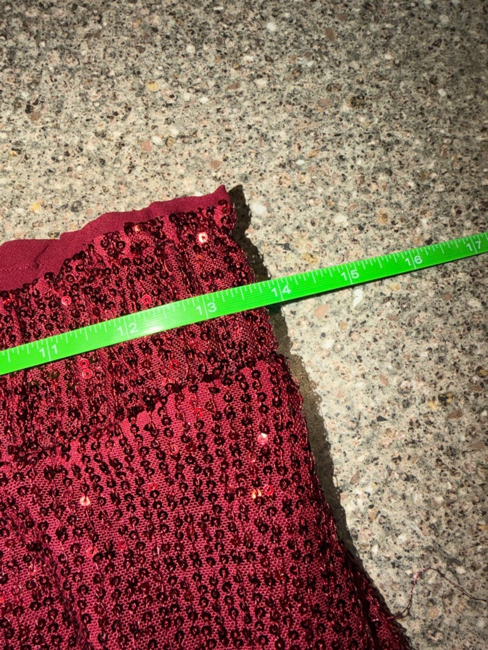 Lulu's Wine Red Sequin Wide-Leg Pants - Picture 3 of 3